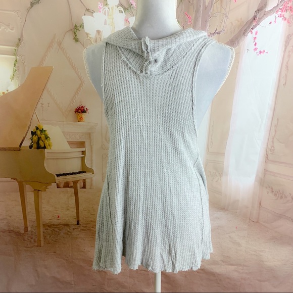 Free People Swing It Cowl Tank In Grey - Picture 9 of 12